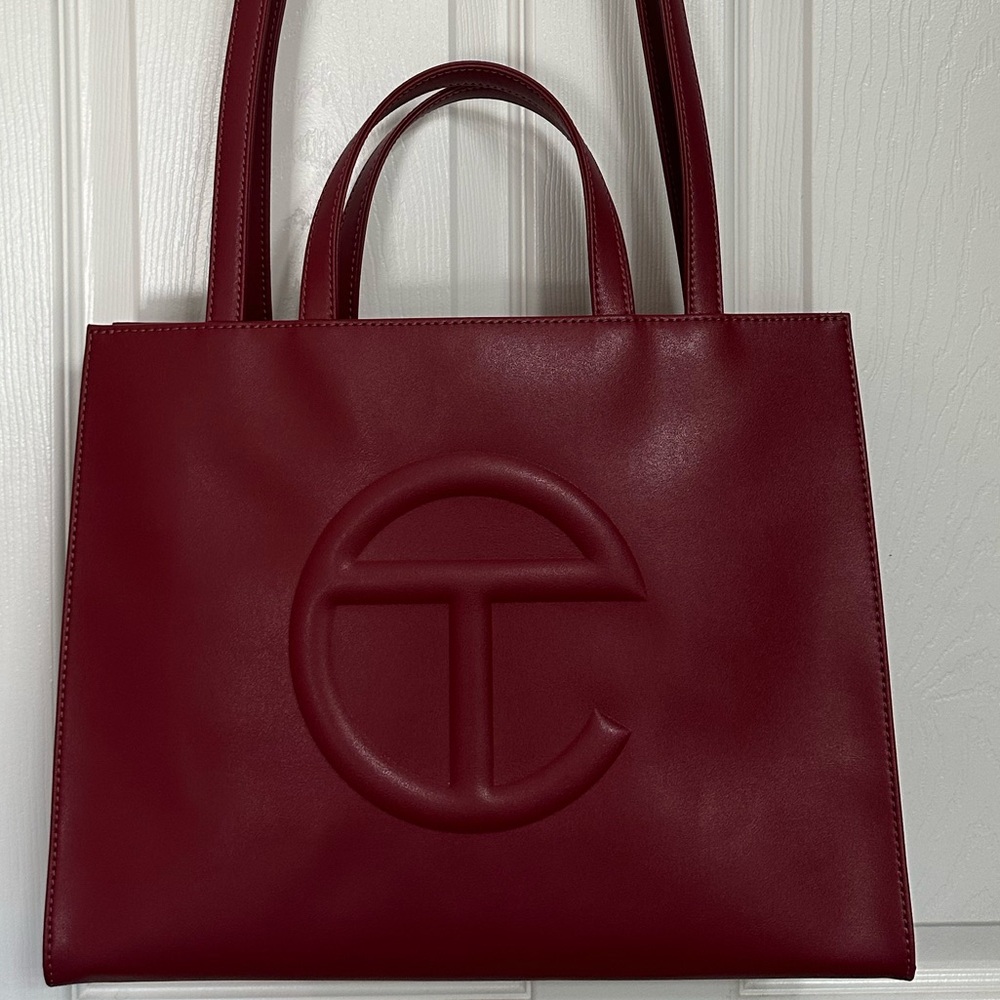 Telfar Medium Shopping Bag Oxblood